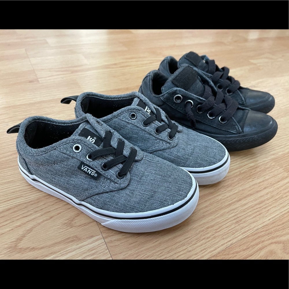*BUNDLE toddler boy Vans & Converse sneakers